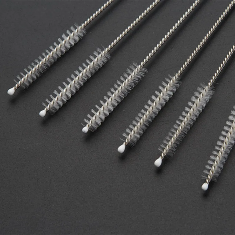 

5PCS Baby Bottle Brushes Reusable Straw Cleaning Brushes Steel Wash Drinking Pipe Straw Brush Cleaner Brushes