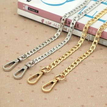 

120 cm Length Metal Chains Accessories For Bag Strap Purse Handward DIY Metal Accessories For Handbags Metal Chain Bag Straps