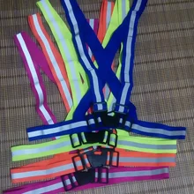 Жилет для бега и езды на велосипеде, светоотражающий пояс, защитный жилет унисекс