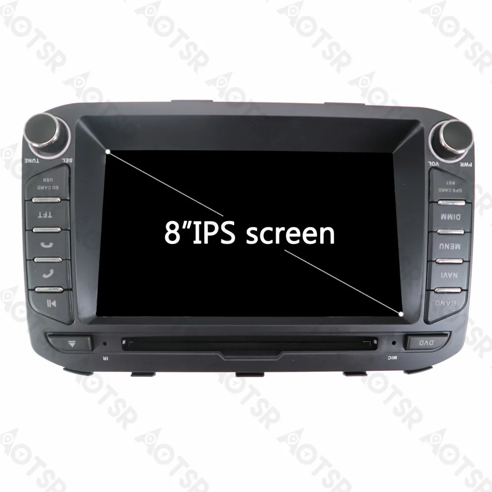 Discount Aotsr Android 8.0 Car GPS Navigation Car Radio DVD Player for KIA Picanto Morning 2011-2016 Multimedia Radio Tape Recorder 2