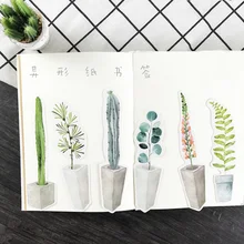 30 шт./упак. креативная секретная растительная садовая бумага Bookmarks Books для книг/поделок/книжных маркеров/закладки для книг/канцелярских принадлежностей