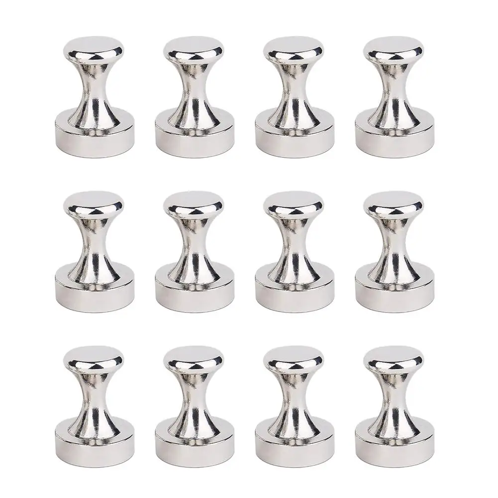 

12PCS D20*25 Large Metal Magnetic Pushpin Metal Painting Magnet Metal Nail Chinese Painting Hair Stick Metal Magnetic Nail Hooks