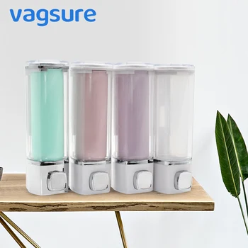 

ABS Wall Mounted Colorful Liquid Soap Dispenser Lotion Pump 280ML/Bottle Detergent Shampoo Dispenser Bathroom Hardware
