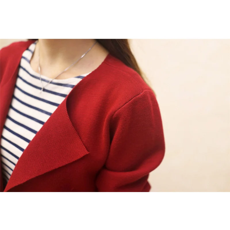 OHRYIYIE Autumn Winter Long Cardigan Sweater Women 2019 New Long Sleeve Knitted Cardigans Female Outerwear Coat Crochet Sweaters