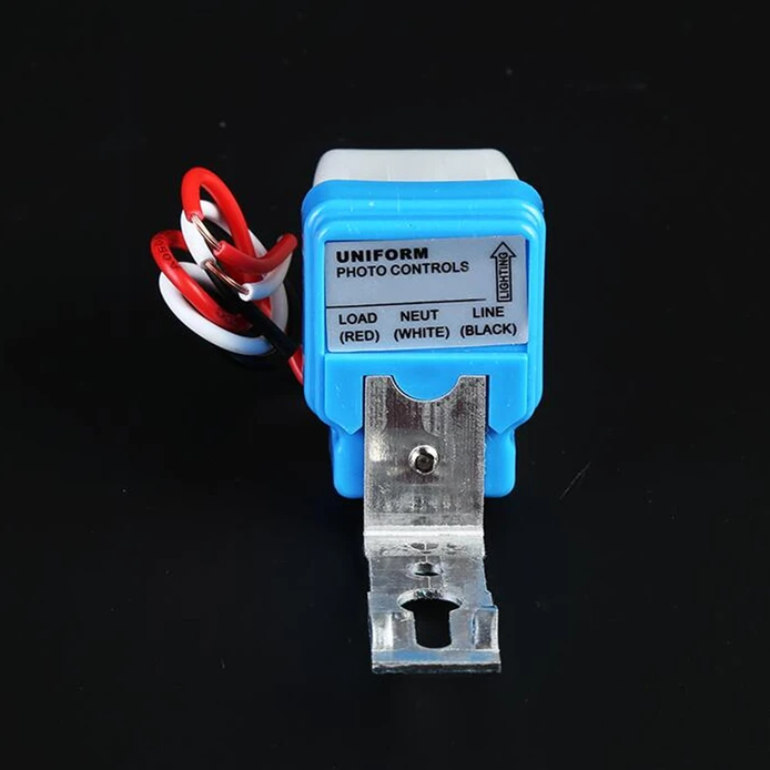 Автоматический переключатель уличного света для фотоэлемента, постоянный ток, переменный ток, 220 В, 50-60 Гц, 10 А, фотопереключатель, переключатель датчика