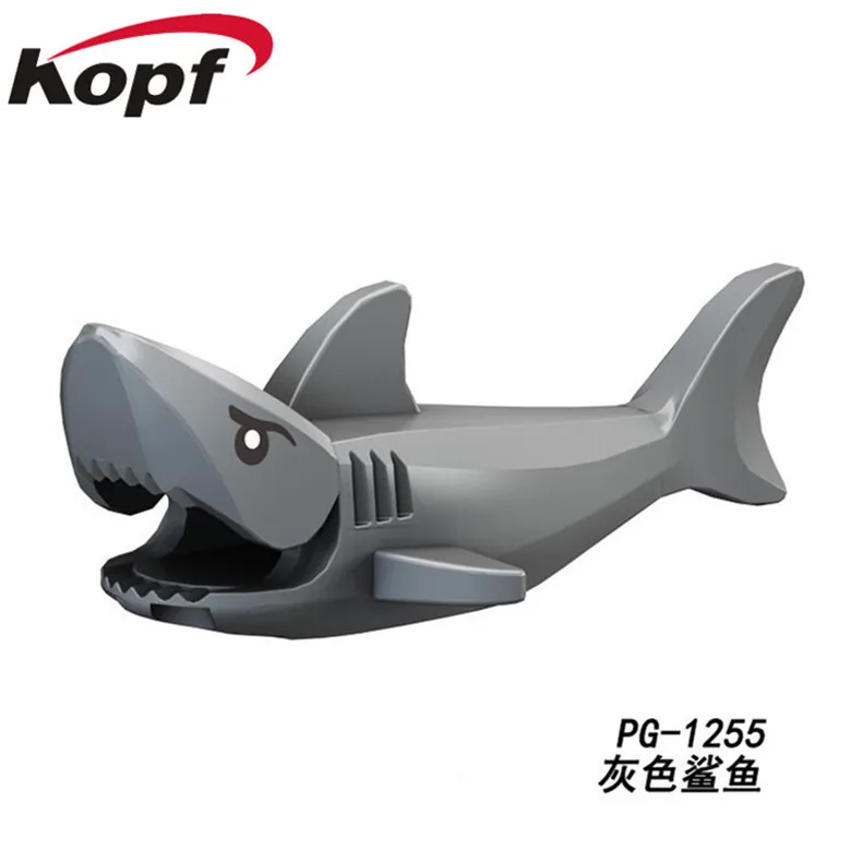 

Single Sale Ghost Zombie Gray Shark Pirates of the Caribbean Figures Jack Sparrow Dolls Building Blocks Kids Gift Toys PG1255