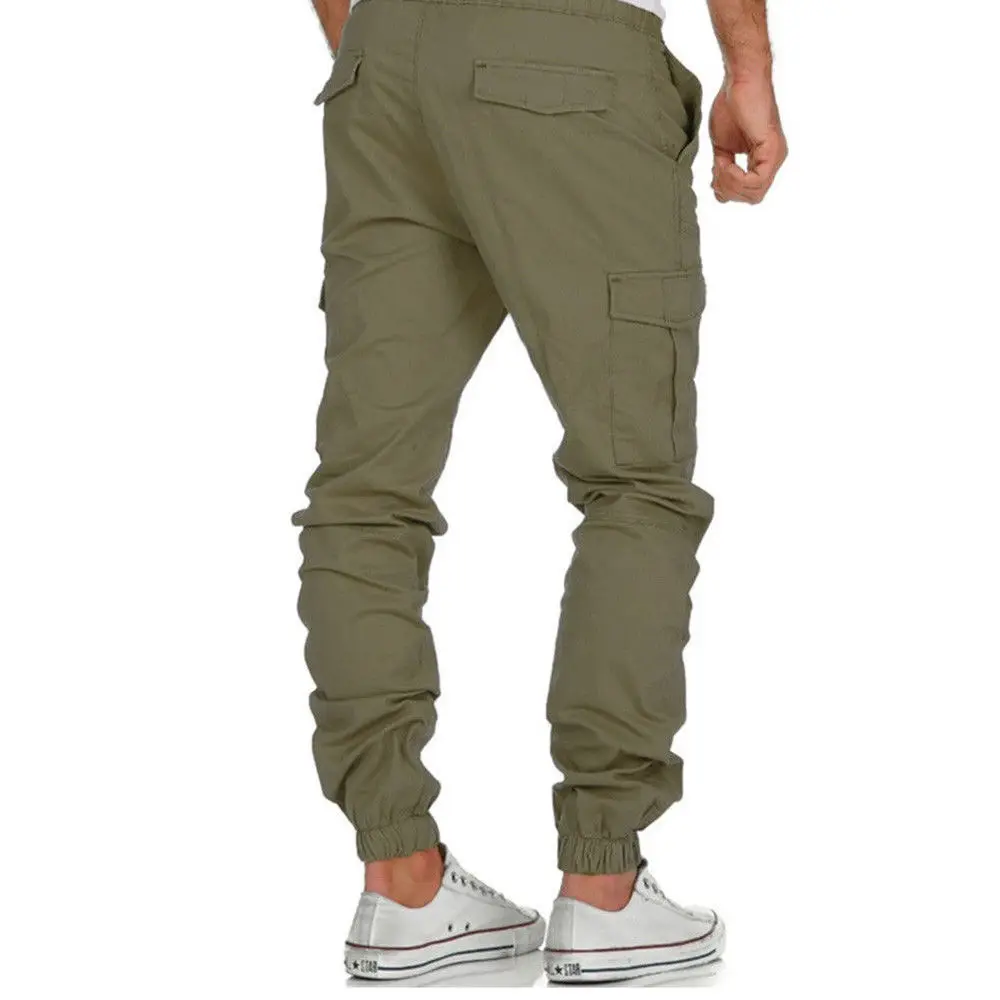 Новые мужские городские джоггеры брюки-карго прямые узкие брюки повседневные брюки-карандаш