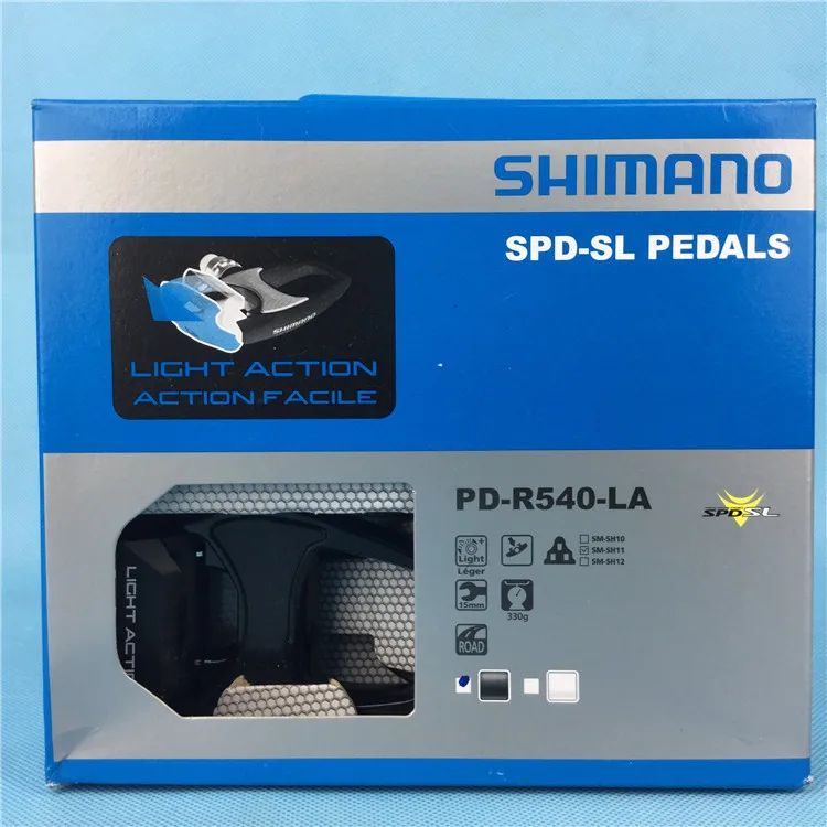 SHIMANO велосипед педаль PD-R540 105 дешевые углерода дорожного педали велосипеда с бутсы Велосипеды педаль