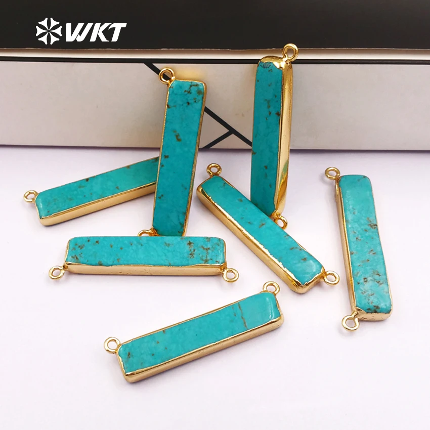 Buy WT P408 Double loops long bail pendants howlite