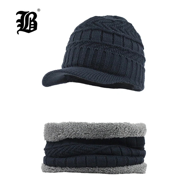 Зимняя трикотажная мягкая Шапка бини [FLB]|Мужская Skullies & шапочки| |