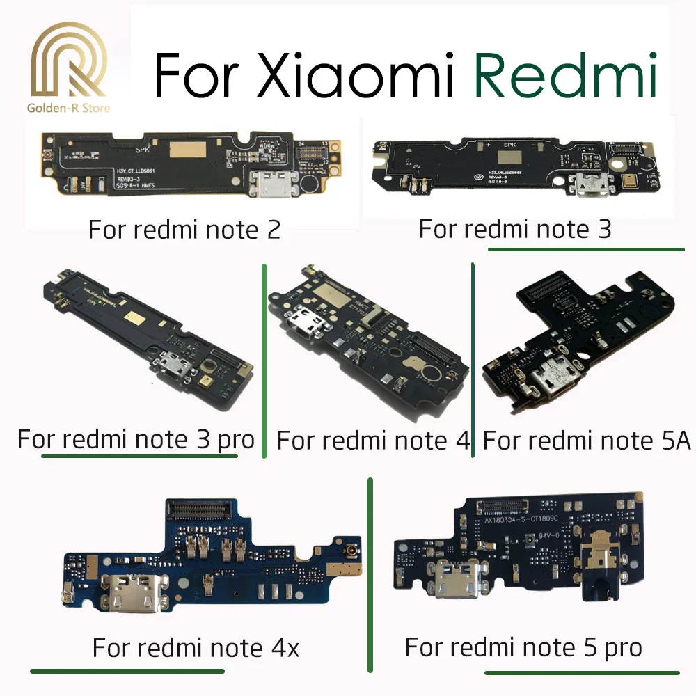 100% OEM для Xiaomi Redmi Note 2 3 микрофон компьютера зарядка через usb Нижняя плата Flex кабель