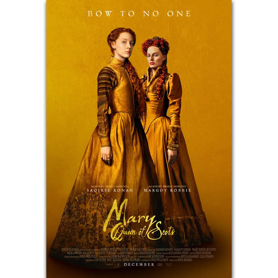 Q1530 плакаты и принты Мэри королева спецназа 2018 фильм saohirronan Margot Robbie