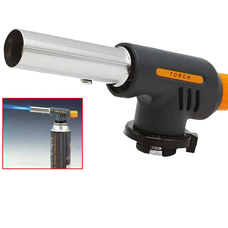 

Gas Blow Torch Flamethrower Multi-functional Metal Ignition Flamethrower Butane Burner Ignition Baking Welding BBQ Camping