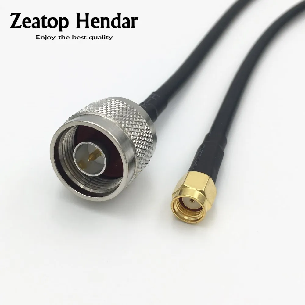 1Pcs N Male Plug to SMA RP SMA 4 Types Jack RF Antenna Pigtail Coaxial Cable  RG58 / LMR195 Connector 1M 2M 5M 10M 15M 20M 30M|Connectors| - AliExpress