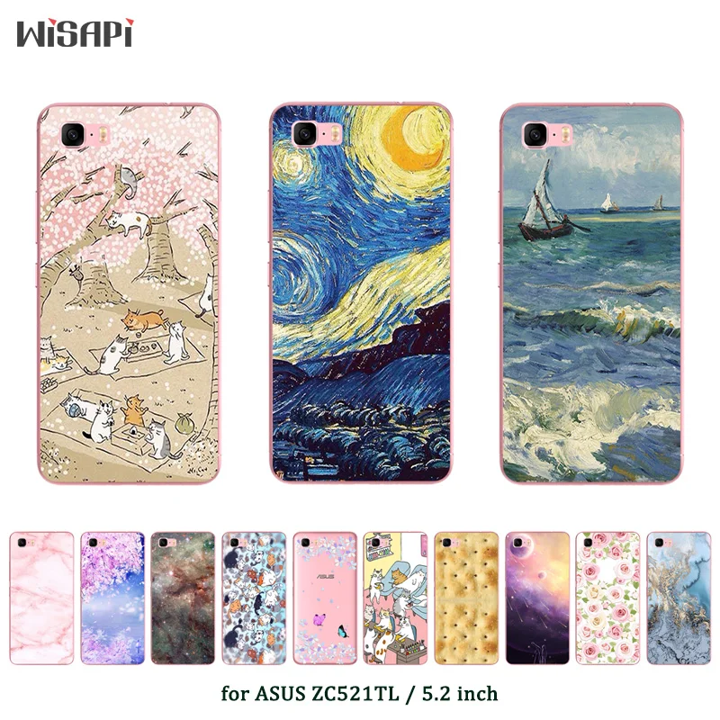 

Case For ASUS Zenfone 3S Max ZC521TL Cases 5.2" Fashion Printed Soft TPU Silicone Back Cover For ASUS Zenfone Pegasus 3s
