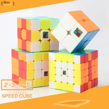 Mofangjiaoshi 3 шт. 4 шт./компл. 2x2/oneplus 3/OnePlus x 3 4x4 5x5, волшебный куб, Скорость головоломка Подарочная коробка цветной MF2 MF3 MF3rs MF4 MF5 развивающая игрушка