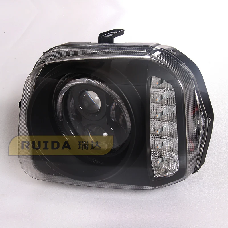 Светодиодный головной светильник с линзами для Suzuki Jimny JB43, угловой светильник для глаз, головной светильник 4X4, аксессуары для внедорожников с низким дальним светом