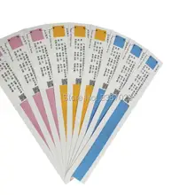 Индивидуальный водонепроницаемый термопечать штрих-кода одноразовый медицинский браслет