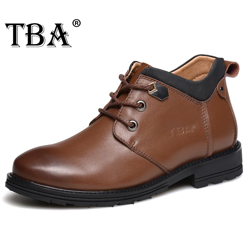 

TBA New Arrival High Quality Men's Martin Boots Cow Split Upper Rubber Outsole Male Ankle Boots British Cool Style Boots 5858