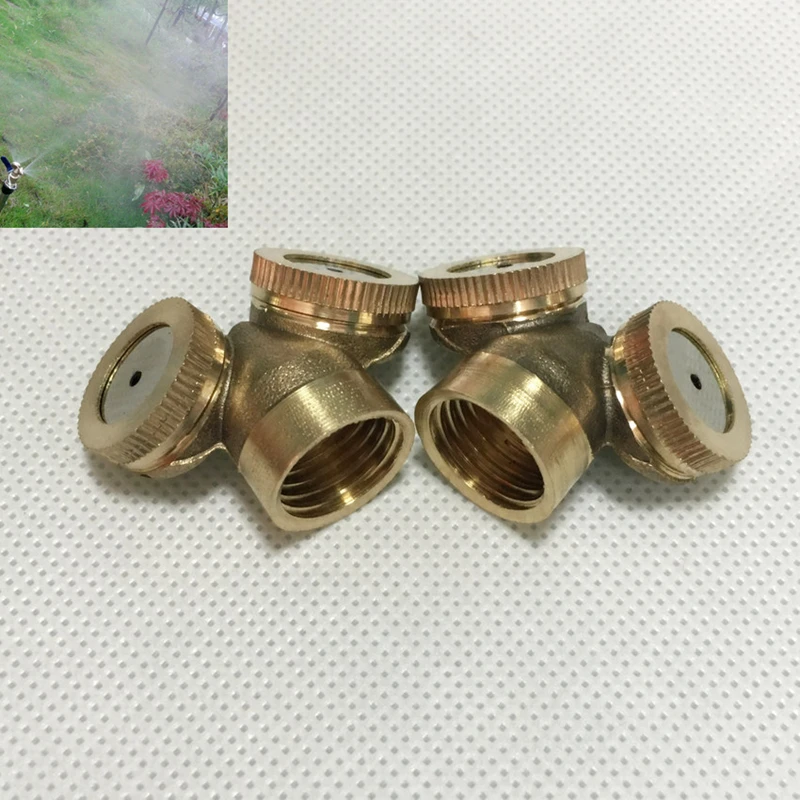 1/2" 1/4" Fog Mist Nozzles, Low pressure mist cooling brass nozzles