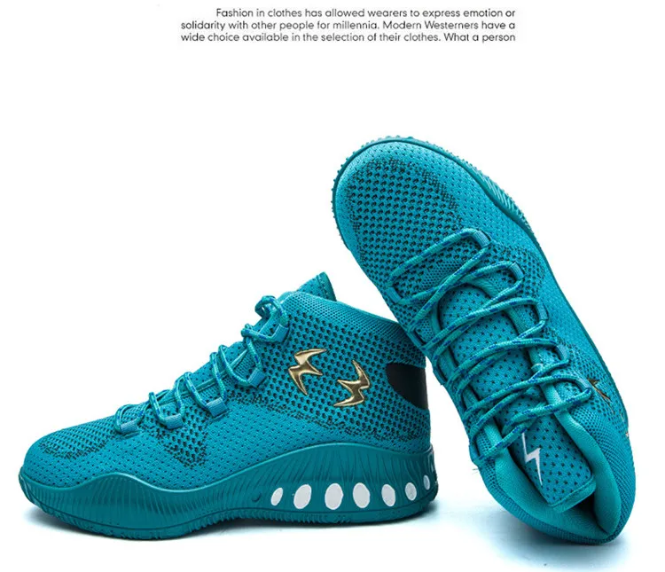 Новинка; Баскетбольная обувь; дышащая противоскользящая спортивная обувь для студентов; баскетбольные ботинки; Размеры 35-45