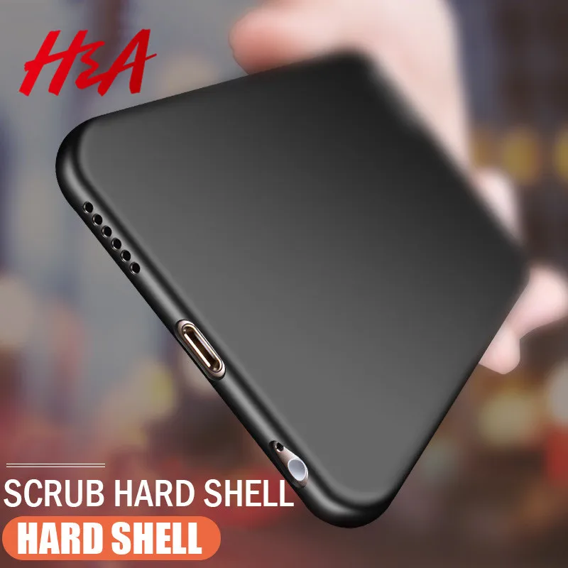 Koop H amp; Een Luxe PC Telefoon Case Voor iPhone X 6 6 s 8 7 Plus Ultra dunne Slim Cover Voor iPhone 7 8 6 6 s Plus X Beschermende Harde Gevallen Shell