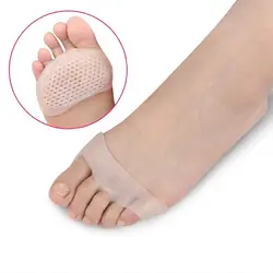 Чанни медицинские Honeycomb силиконовый гель против скольжения стопы половина двор стельки для обуви на высоком каблуке Боль боли пальцы
