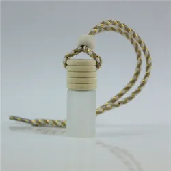 10pcs/lot 5ml Car Perfume Bottle for Essential Oils Air Freshener Auto Ornament Car-styling Perfume Pendant Hot Car Accessories
