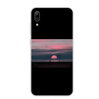 Чехол для Huawei Y7 Капа крышка красивая девушка противоударный мягкий ТПУ задняя крышка для Huawei Y7 Y 7 чехол для телефона в виде ракушки - Цвет: A4