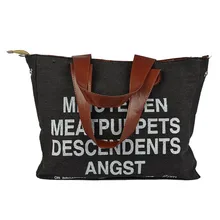 Женская сумка через плечо Холщовая Сумка через плечо модная для путешествий шоппинг PO66