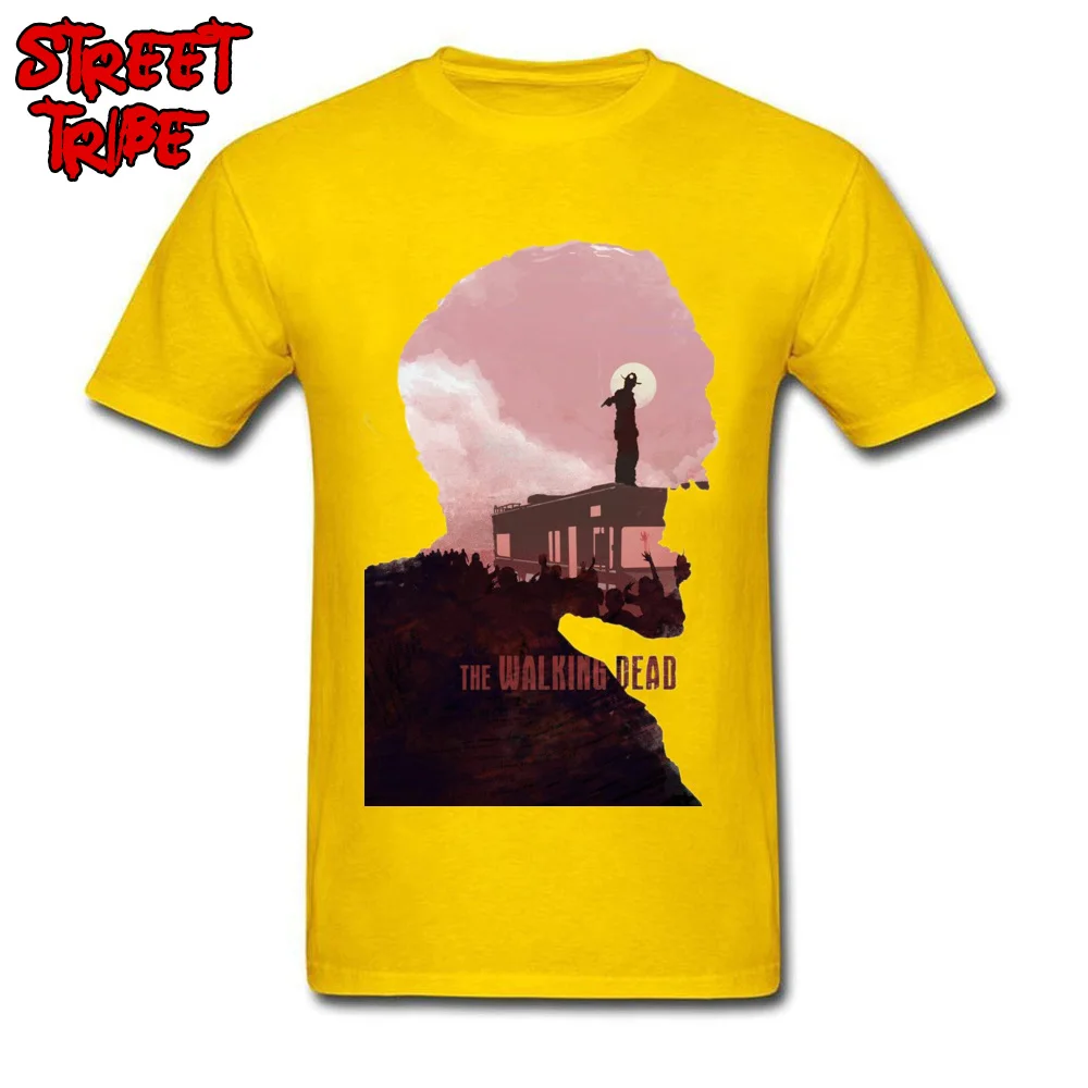 Fashion 2018915Y3 Casual Short Sleeve T Shirts Fall Crew Neck 100% Cotton Tops T Shirt for Men Tee-Shirts Normal 2018915Y3 yellow