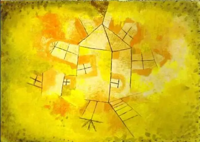 

High quality Oil painting Canvas Reproductions Revolving House (1921) by Paul Klee Painting hand painted