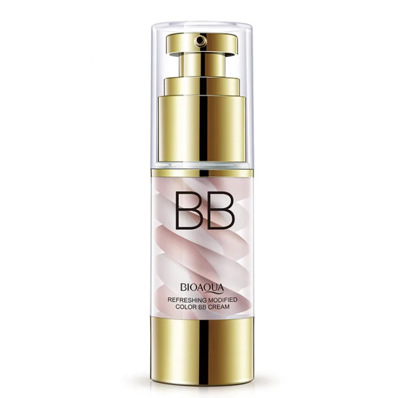

Double Color BB Cream Liquid Foundation Makeup Moisturizer Concealer Base Primer Make Up Corrector Nude Cosmetics