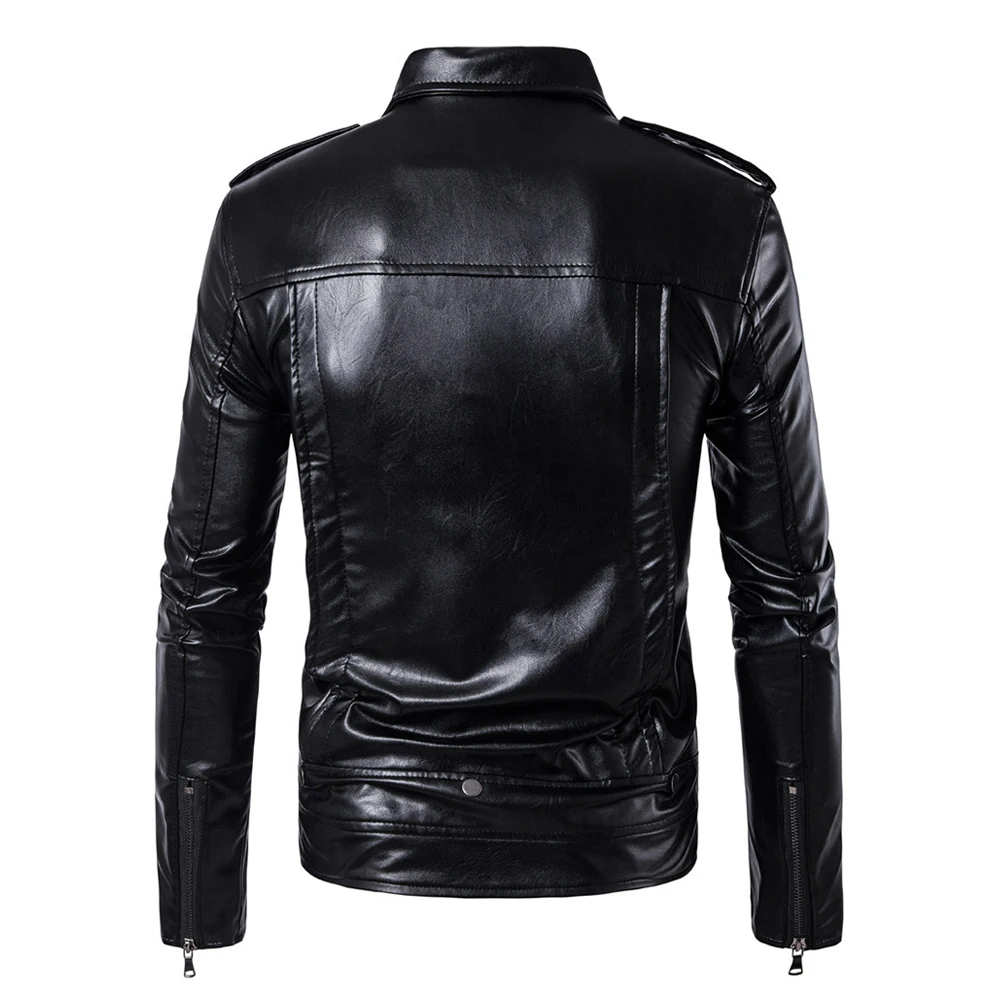 Herobiker мотоциклетная куртка мужская из искусственной кожи ветрозащитная