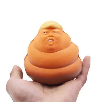 

Donald Trump Poop Squeeze Ball Toy Pressure Relief Kids Doll Fun Props Gifts YH-17