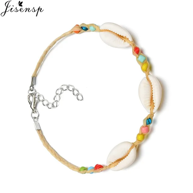 Натуральное летнее пляжное ожерелье-чокер, простое богемное ожерелье из ракушек, ювелирные изделия для женщин и девушек, подарок на день рождения - Окраска металла: 18