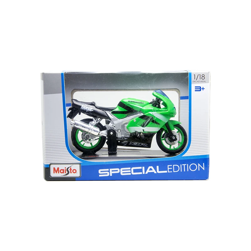 Maisto 1:18 модели мотоциклов ZX 9R Kawasaki Ninja ZX9R литье под давлением Пластиковые мото миниатюрные Гоночные Игрушки для коллекции подарков