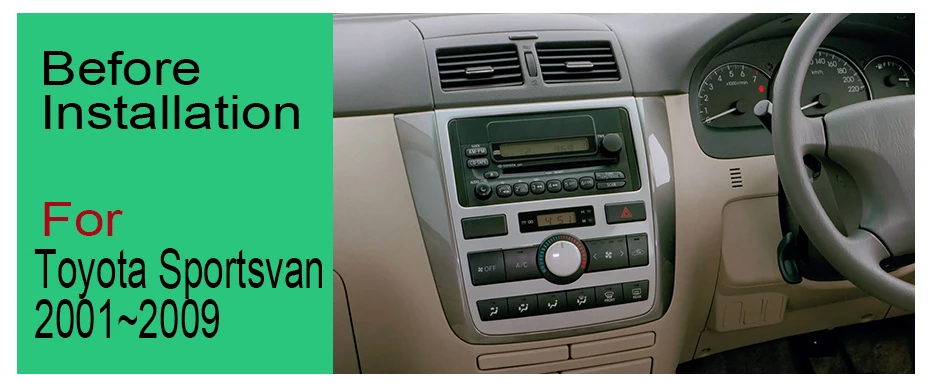 Excellent ZaiXi Android Car 2 din multimedia GPS Navigation For Toyota Sportsvan 2001~2009 vedio stereo Radio audio wifi video map video 2