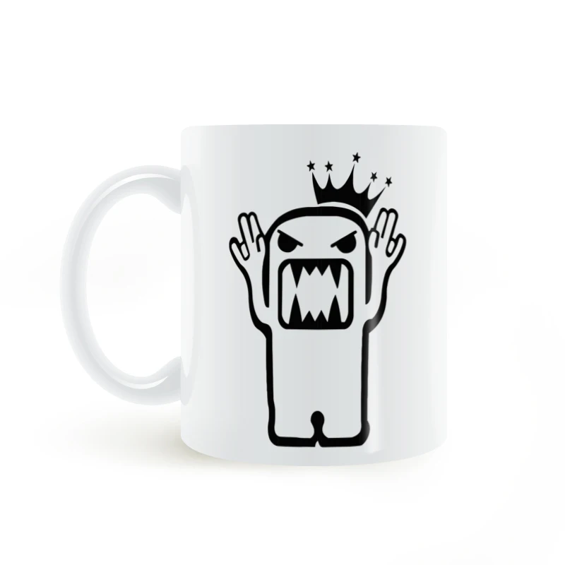 Domo Kun Evil Кружка Кофе Молоко творческая керамическая кружка подарки 11 унций GA1362|suit