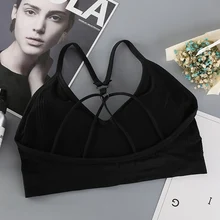 Женский бюстгальтер пуш-ап свободное белье с буквенным принтом, топ на бретелях, модное дышащее нижнее белье