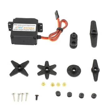 

F07654 XT-XINTE 15Kg Digital High Precision Metal Gear High Torque Wide-angle Waterproof Servo For Robbot Truck
