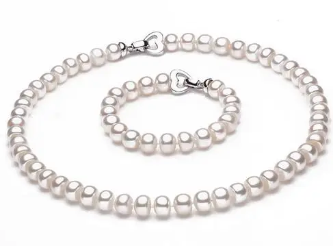 

Selling Jewelry>>>Wedding pearl jewelry set for bridesmaids genuine natural jewelry sets 925 silver freshwater pearl necklace