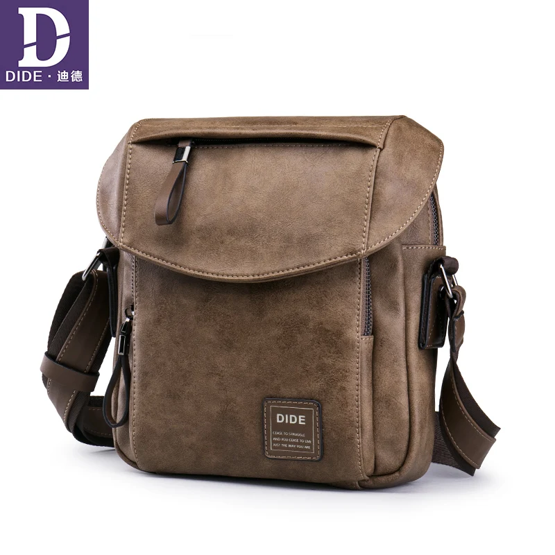 Us 38 5 50 Off Dide Men S Bags Leather Cover Small Ipad Casual Male Messenger Bag Shoulder For Crossbody On Aliexpress