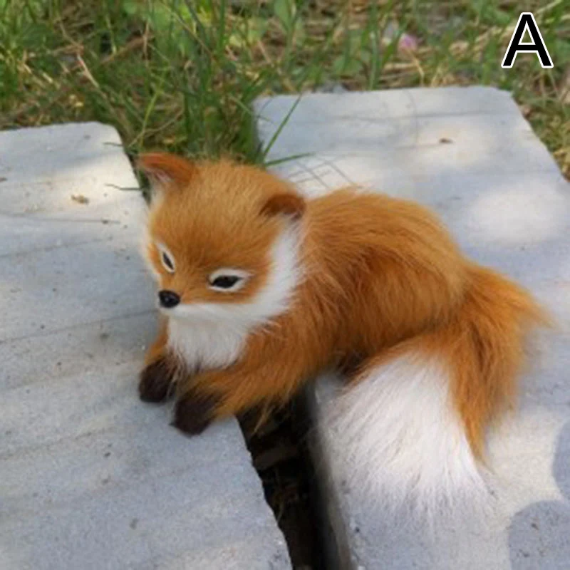 1 Pcs Simulation Animal Foxes Plush Toy Doll Photography for Children Kids Birthday Gift Stuffed Toys мягкие игрушки NSV