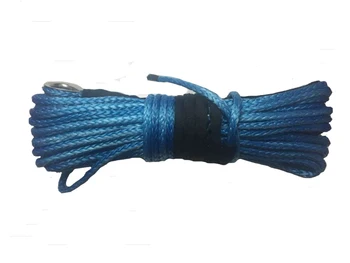 

10MM 30M 12 Strand UHMWPE Synthetic 4X4 ATV Winch Rope with thimble