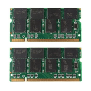 

YOC-5*Hot 2GB 2X1GB PC2700 DDR-333 Non-ECC 200-Pin CL2.5 Laptop (SODIMM) Memory (RAM) New