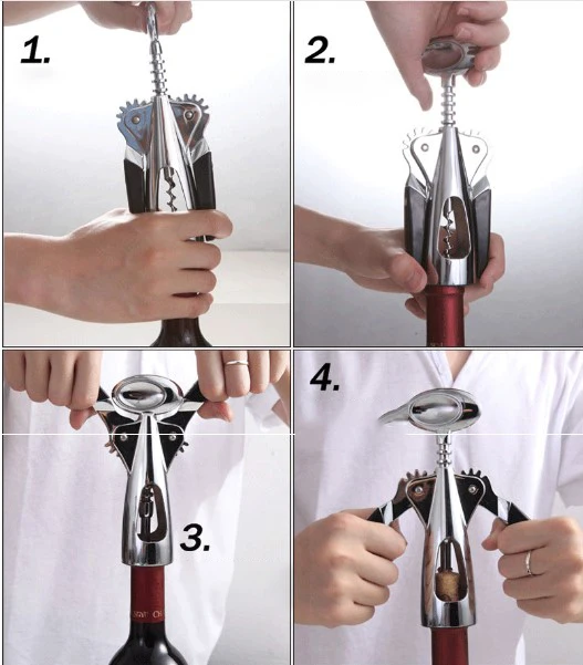 Zinc alloy stainless steel wine bottle opener multi-function creative wine opener wine bottle opener wholesale (10)