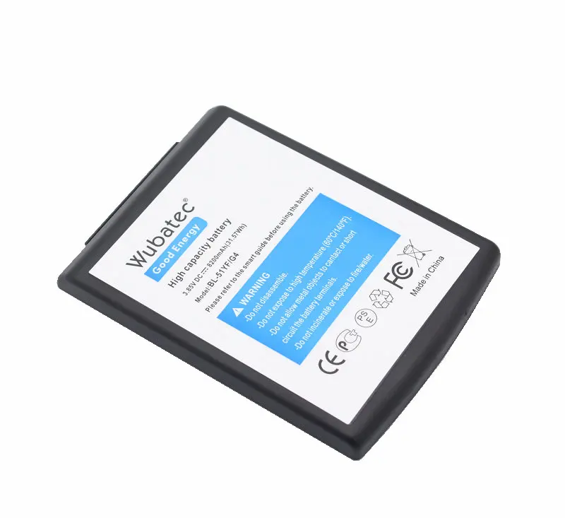 Wubatec 1x8200mAh G4 BL 51YF Расширенная батарея + ТПУ чехол для LG H818 VS999 VS986 US991 F500 F500S F500K F500L H810