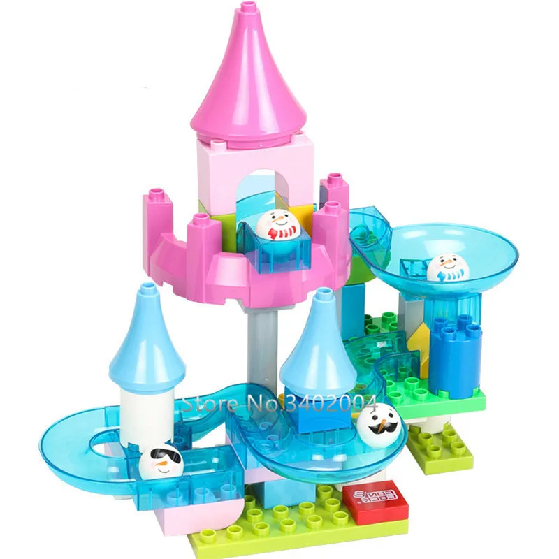 39 130 шт. Лабиринт для гоночной трассы Шариковая дорожка воронки Duplo джунгли и