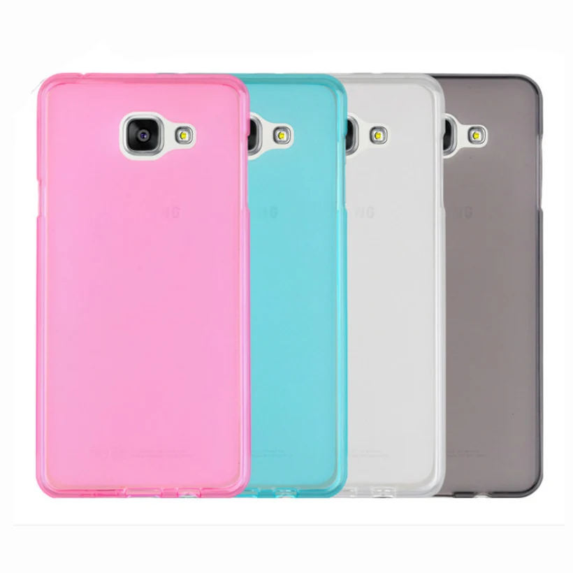 Film With Case Pro Telefone For Samsung Galaxy A7 2016 A710 A7100 A7108 Tempered Glass Protector Soft Silicone Matte Back Shell |